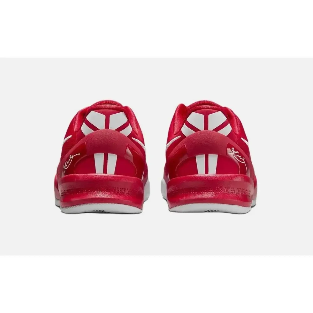 Size 5Y - Kid's Nike Kobe 8 Basketball Shoes University Red White FN0266-601